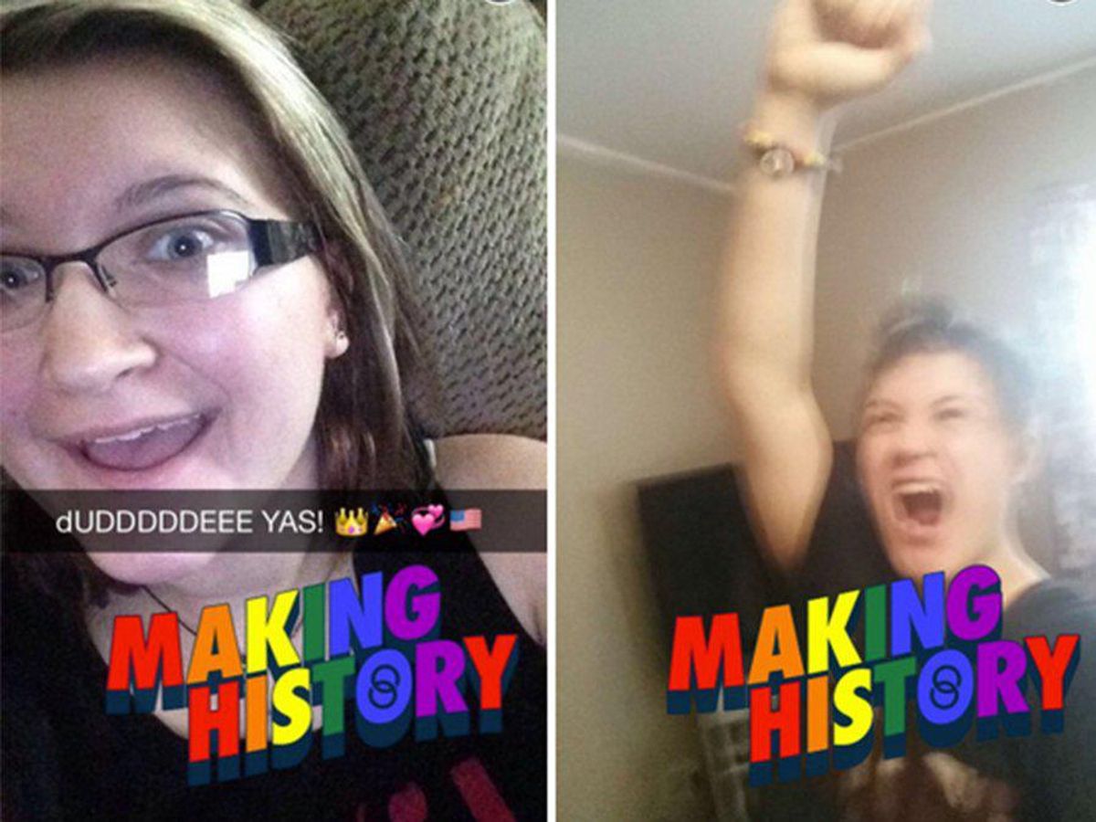 This is What Marriage Equality Looks Like on Snapchat