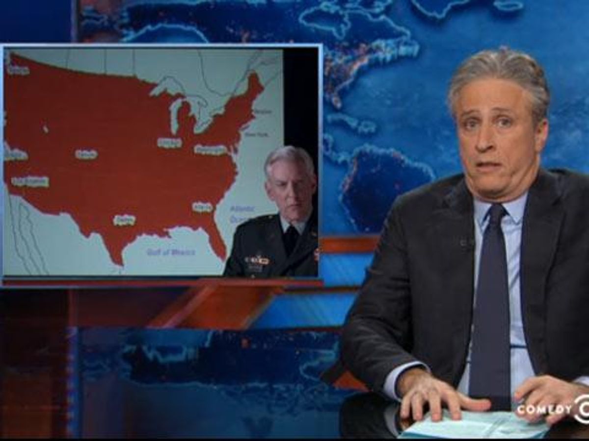 WATCH: Jon Stewart Zings Gay Marriage Opposition Again