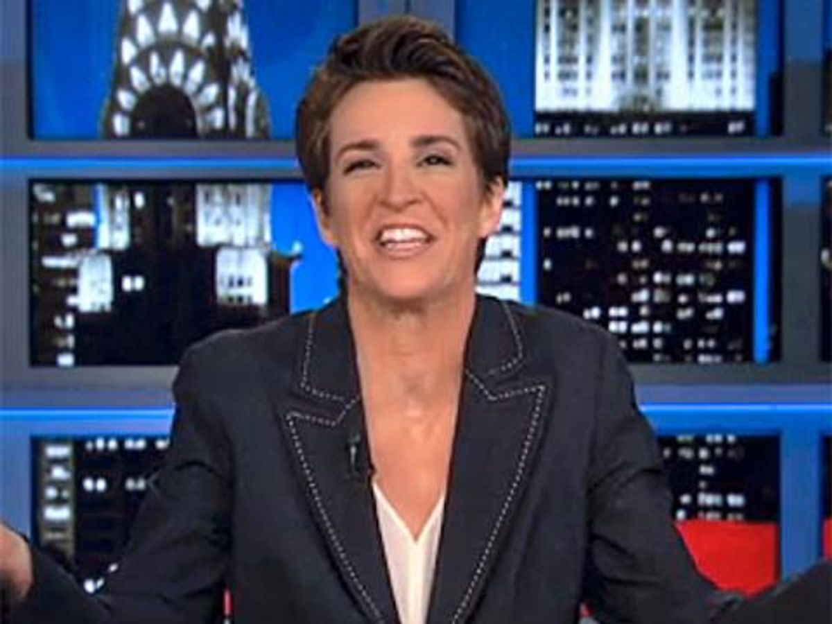 Rachel Maddow Discovers a Key Difference Between MSNBC and Fox