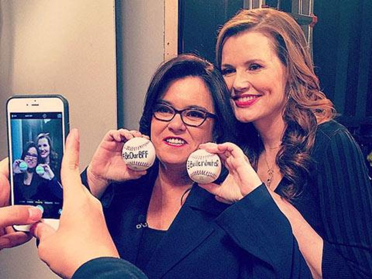 Pic of the Day: Rosie O'Donnell and Geena Davis Have an A League of Their Own Reunion  