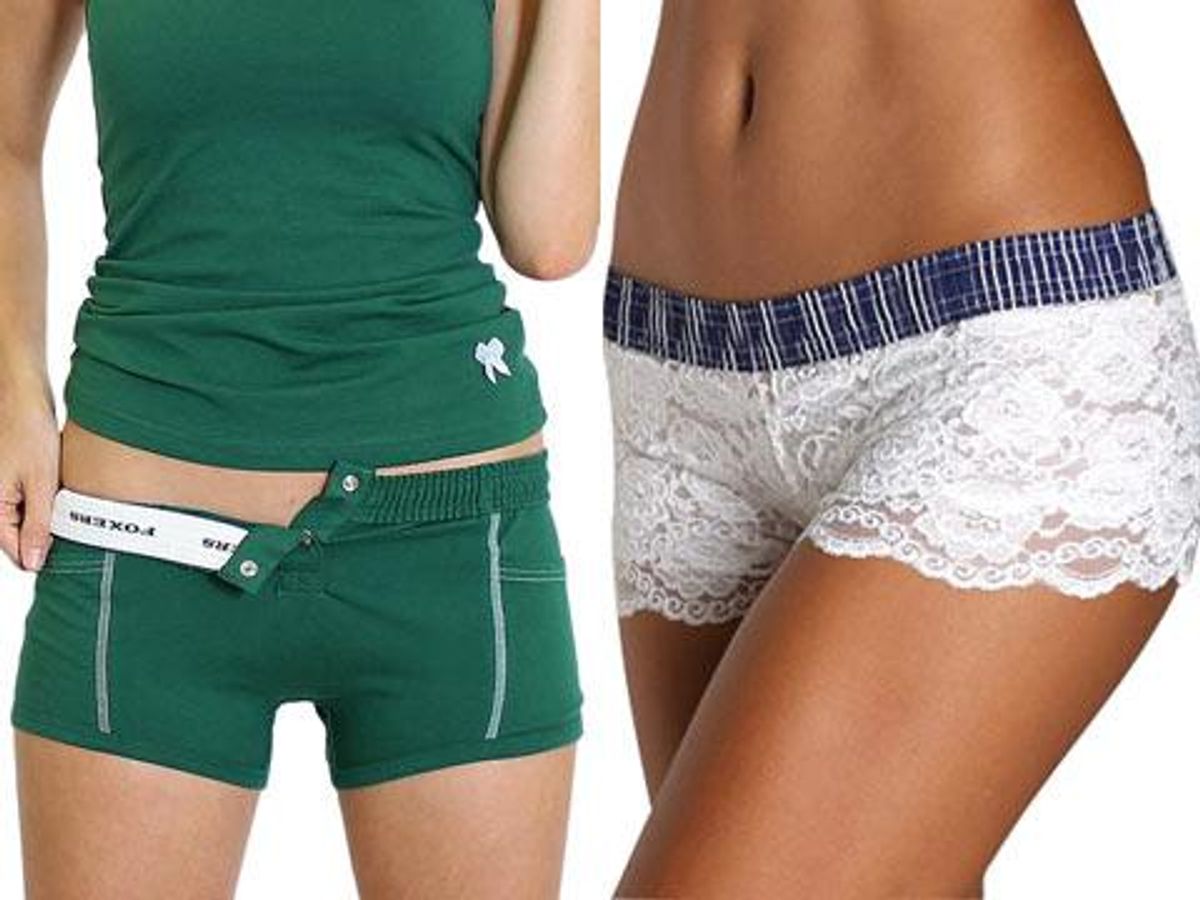 Women Get Foxy in Foxers Boy Briefs 