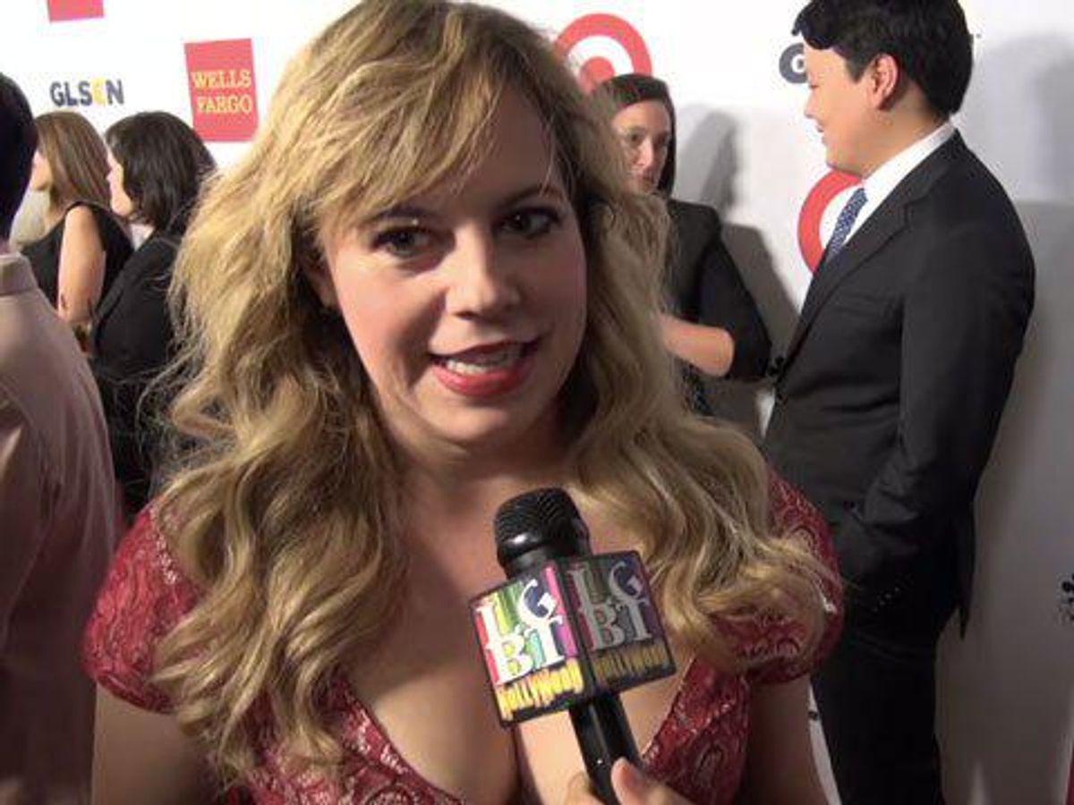 WATCH: Kristen Vangsness Discusses Her Bisexuality On GLSEN Red Carpet