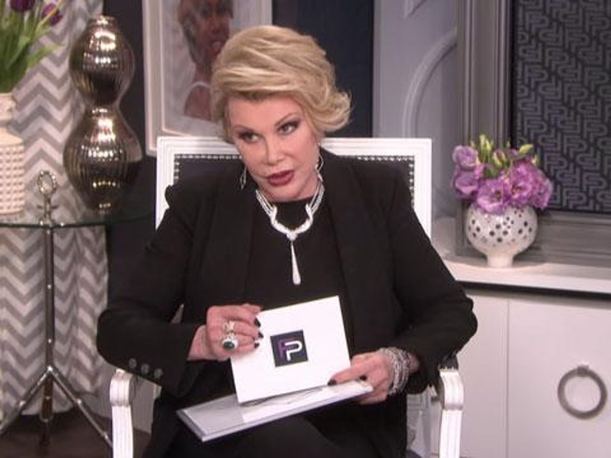 WATCH: Joan Rivers on Fashion Police, We Say Goodbye