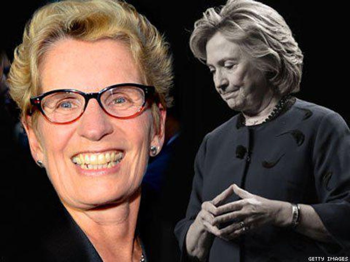 Op-ed:  Wynne Wins, Hillary’s Harassed: Why Is It So Hard for Women in Power?