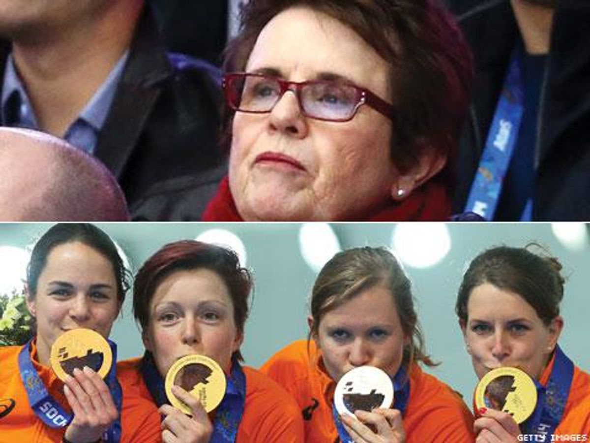 Gay In Sochi: Billie Jean King Makes Her Mark and More... 