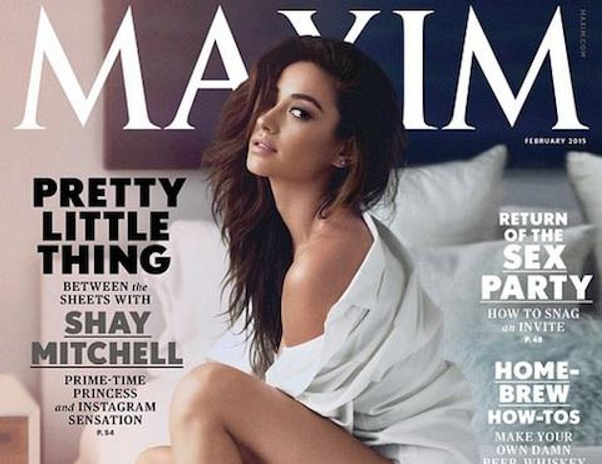 Pic of the Day: Shay Mitchell Sizzles as Maxim's Pretty Little Cover Girl 