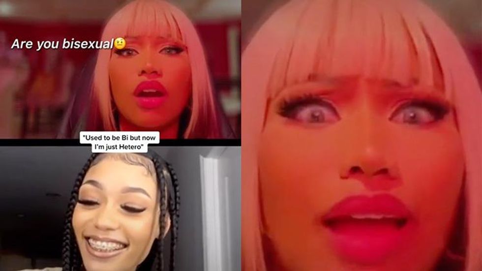 Nicki Minaj Lesbian Porn - Nicki Minaj Says She Still Likes Girls, Reveals High School Girlfriend