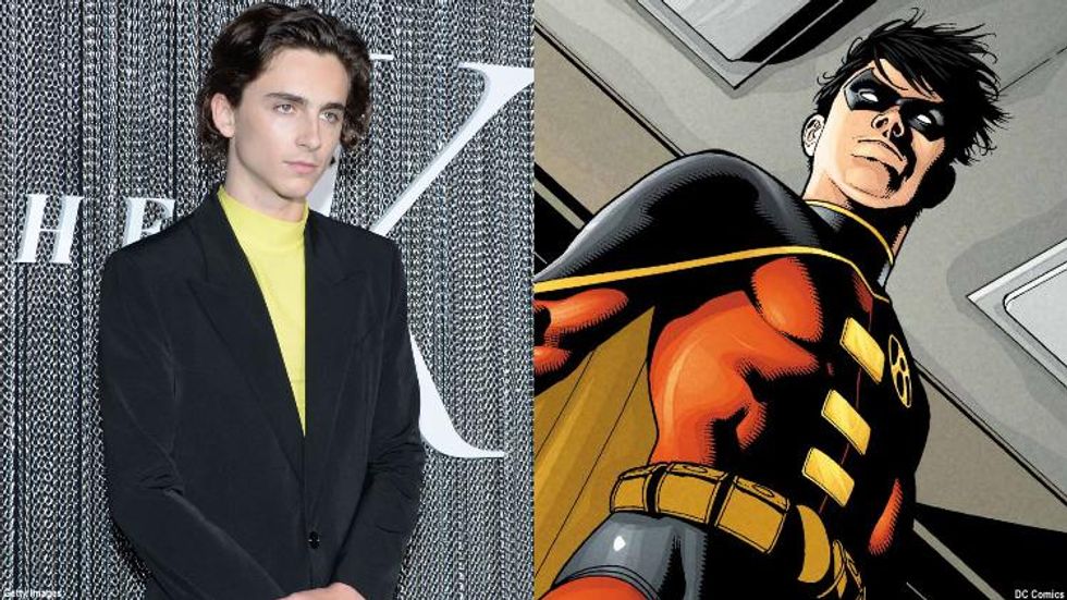 Timothée Chalamet's Robin Gets A Stunning Suit Redesign In Batman