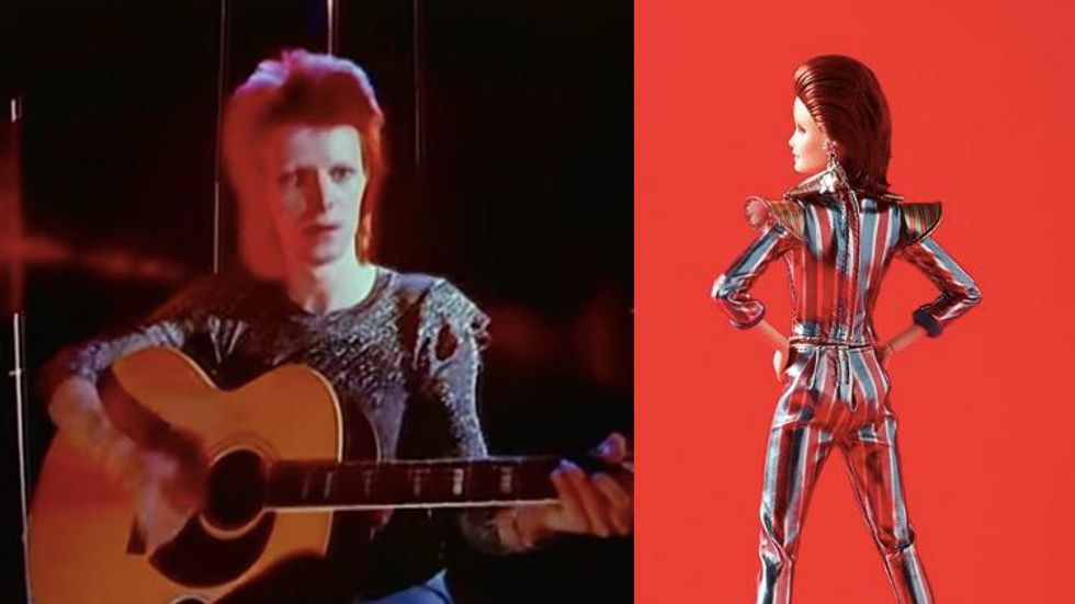 The creation of the Ziggy Stardust look…. (part 2)