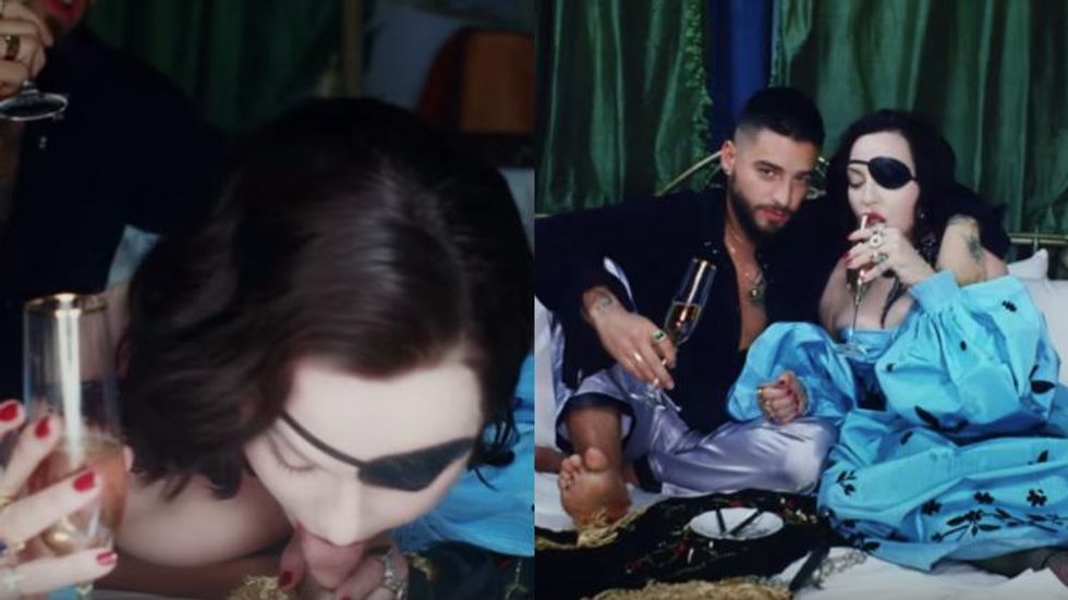 Madonna Licked Maluma's Toes...and We're Kinda Jealous