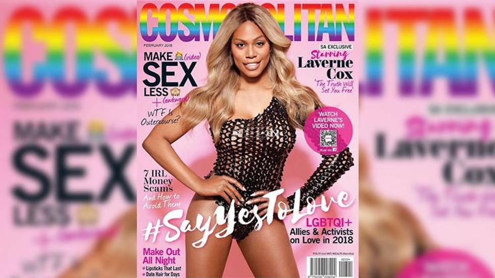 Cute Girls 1stime Sex - Laverne Cox Just Made 'Cosmo' History!