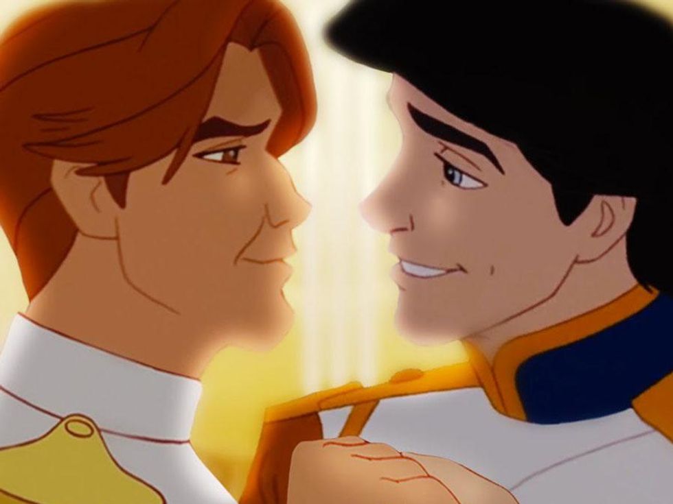 980px x 735px - Watch Prince Eric Kiss the Boy in This Gay Disney Mashup