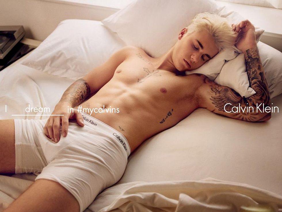 980px x 735px - Justin Bieber Flaunts His Calvins for New CK Campaign