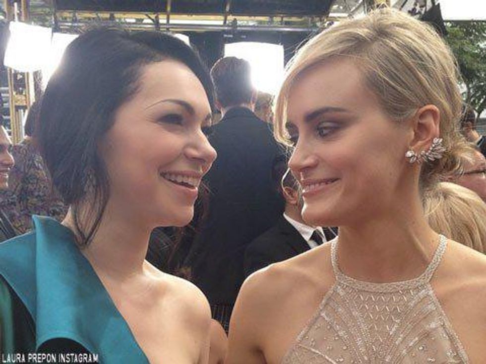 Laura Prepon Anal Sex - 11 Examples of Orange Is the New Black's Taylor Schilling and Laura Prepon  Being Hot and Adorable In Real Life