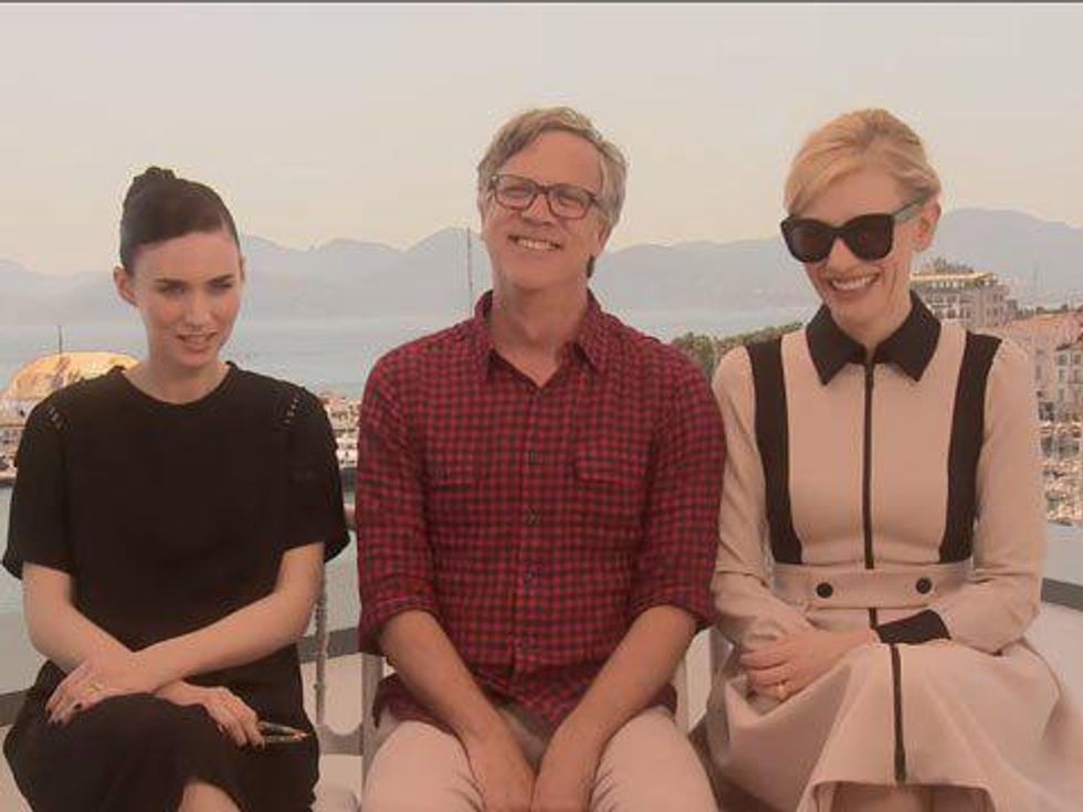 Cate Blanchett Carol Interview - Rooney Mara, Todd Haynes