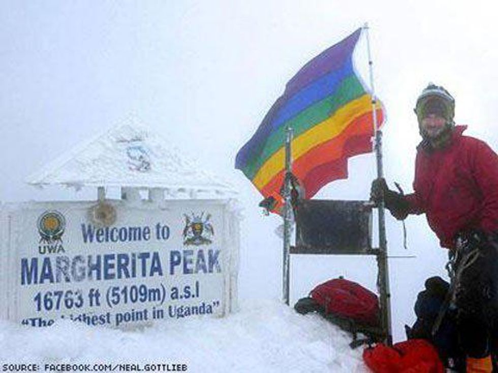 Uganda's Tallest Peak Is Now Topped With a Beautiful Rainbow Flag