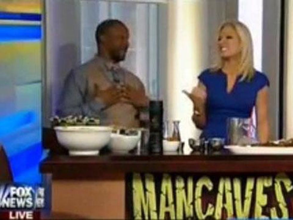 980px x 735px - WATCH: Fox & Friends Plus Mancave Keep Women in the Kitchen on Super Bowl  Sunday