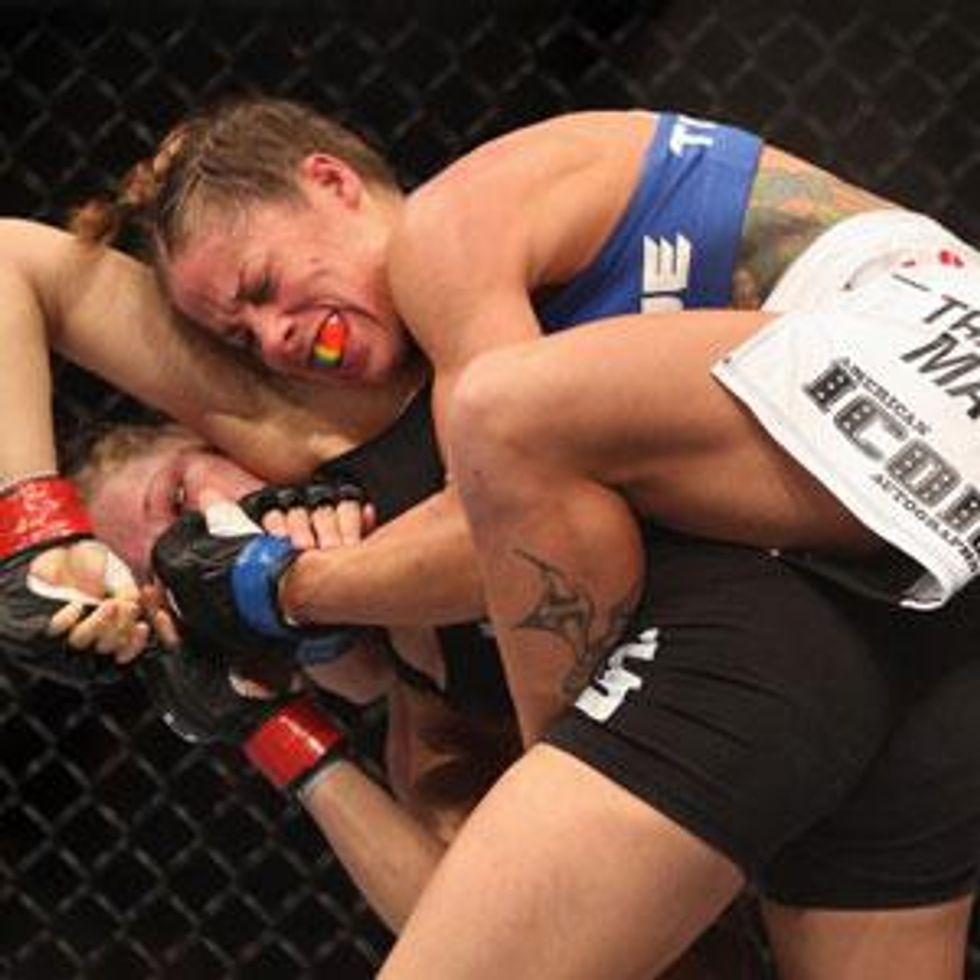 First Out UFC Liz Carmouche v. Ronda Rousey - Recap