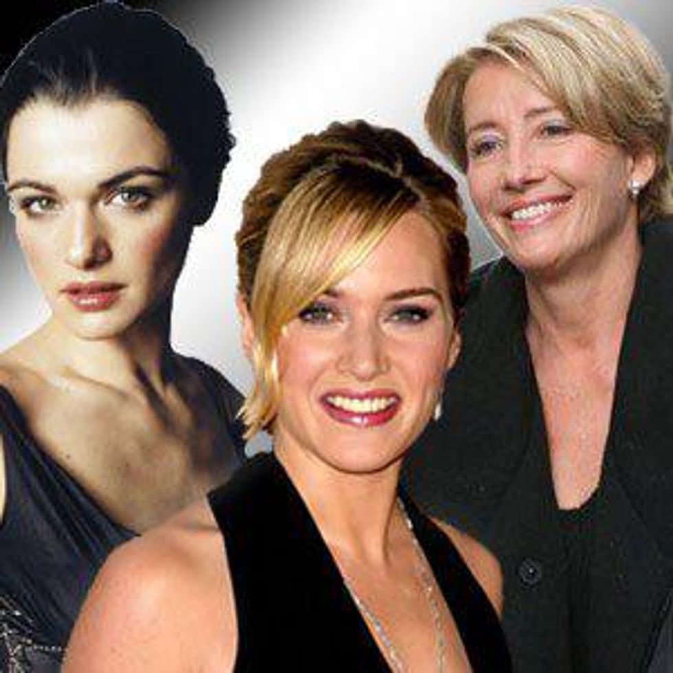 Winslet, Weisz and Thompson Form League of Anti-Plastic Surgery Brit  Superhero Thespians!