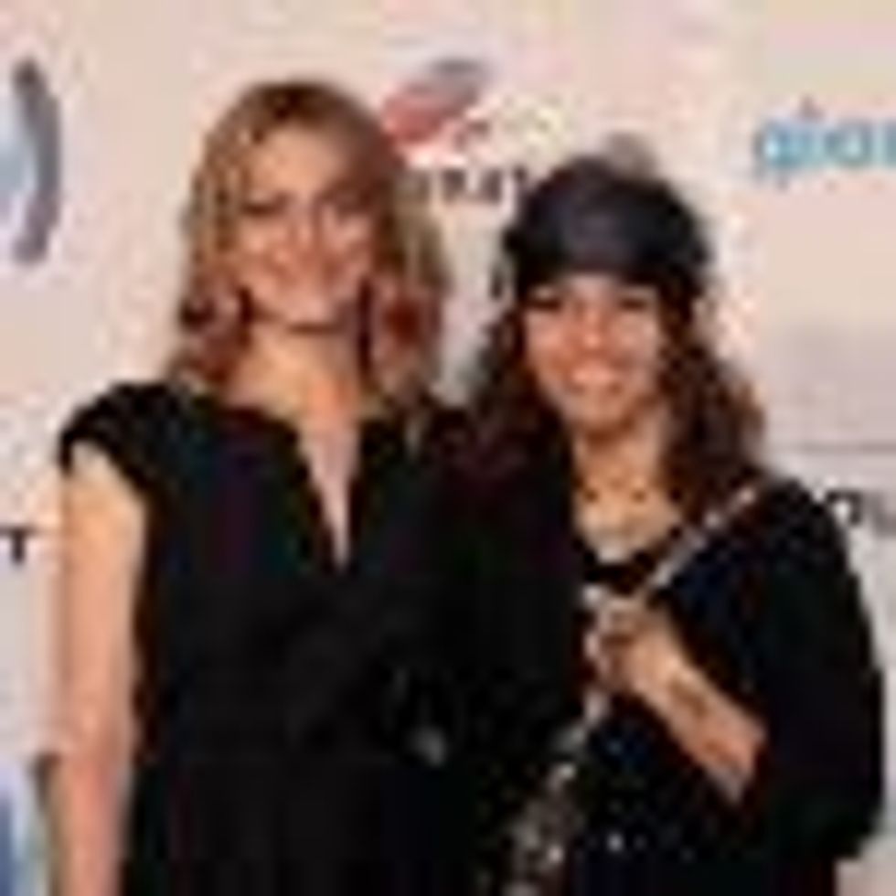 Clementine Ford Accompanied by Linda Perry to the GLAAD Media Awards in San Francisco