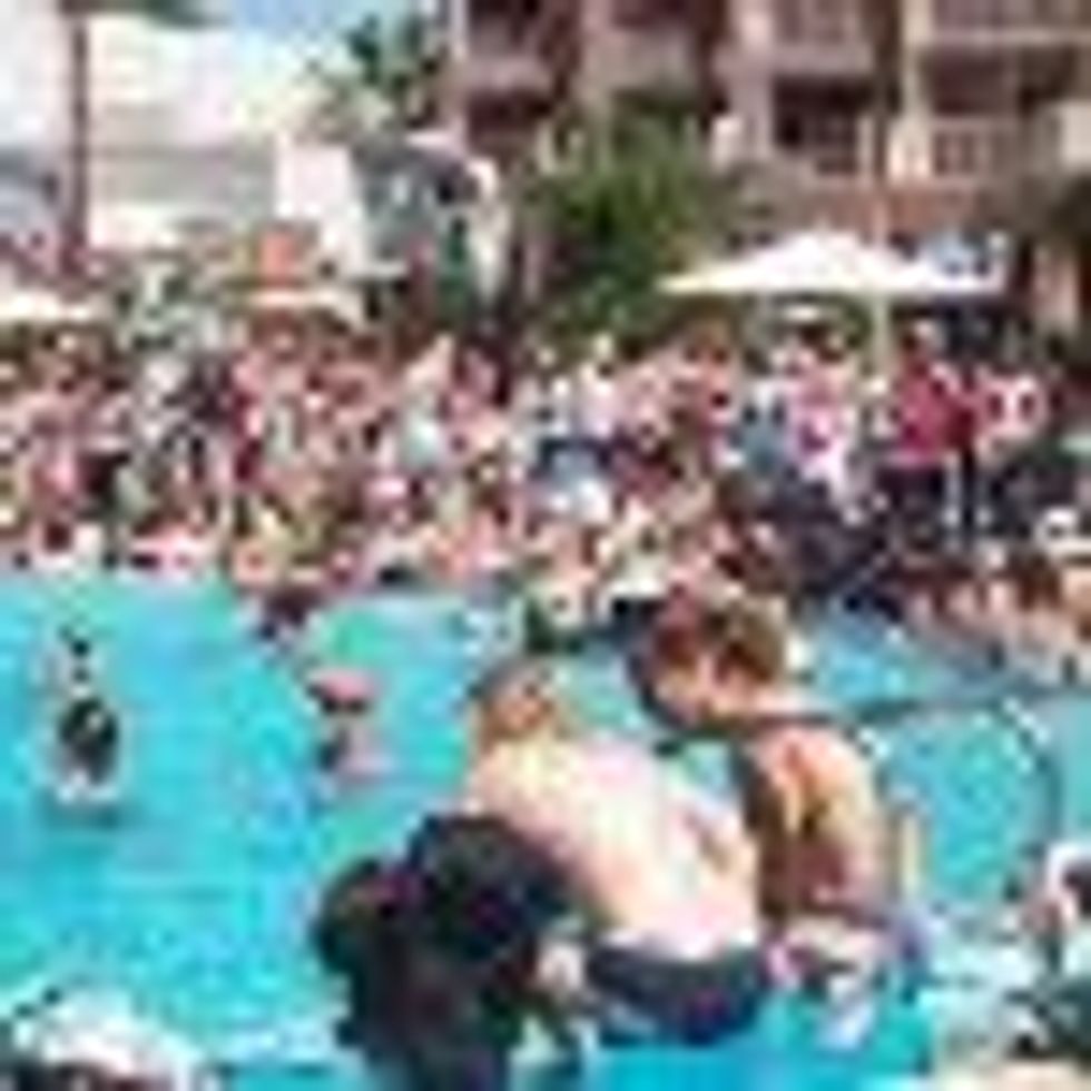 Palm Springs Mega Pride Pool Party 2023 the biggest pool party