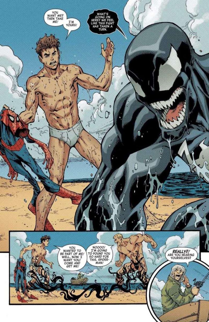 This Homoerotic Spider-Man & Venom Comic Is...Intense