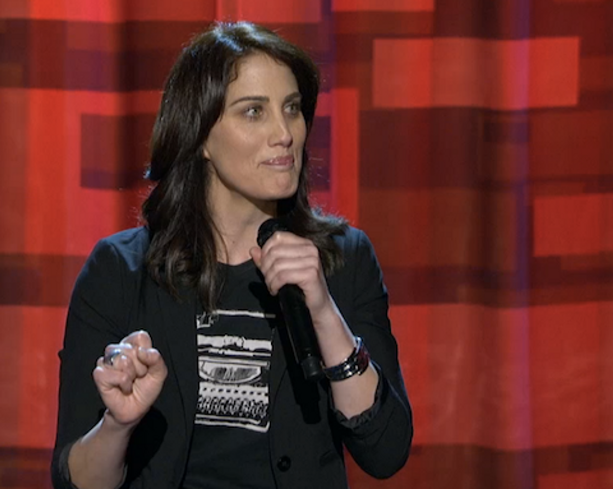 WATCH: Out Comic Erin Foley Is a 'Lady with Pockets!' 