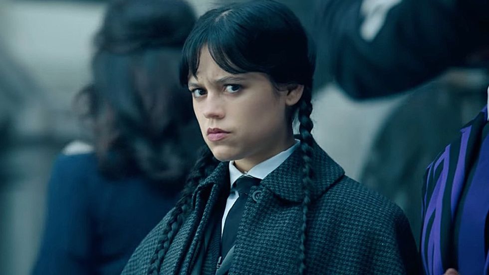 Jenna Ortega in Wednesday season 2 on Netflix