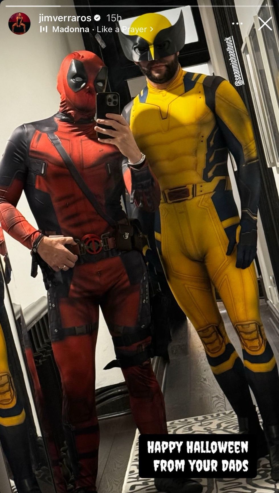 Jim Verraros halloween deadpool wolverine