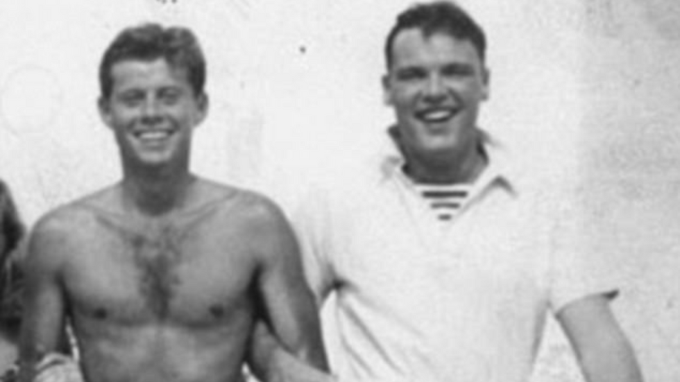 John F. Kennedy and Lem Billings in Florida, 1936