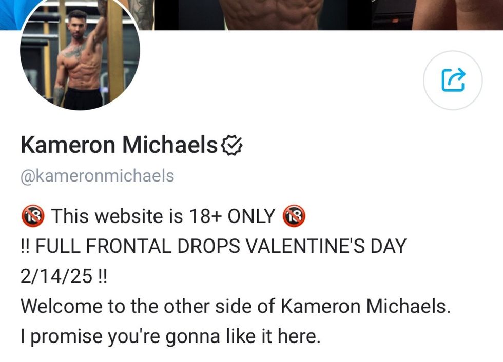 Kameron Michaels via OnlyFans