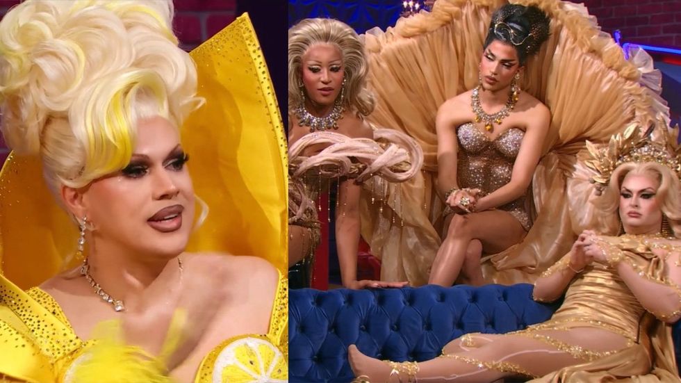 Lemon and the cast in Untucked