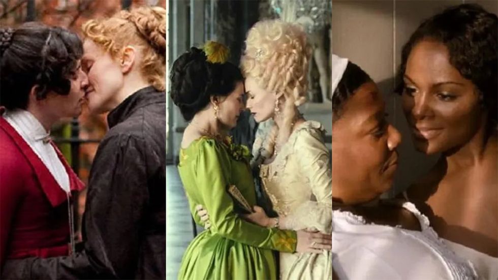 lesbian period dramas: Secret Diaries of Anne Lister, Farewell My Queen, Bessie