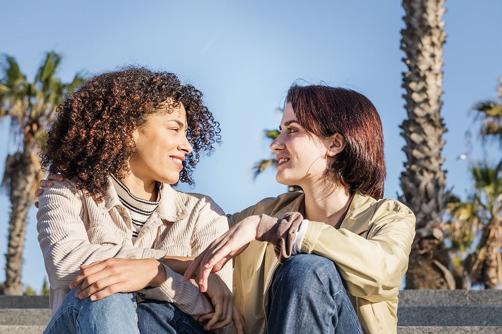 lesbians on a date