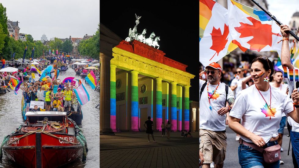 LGBTQIA friendly countries list photo gallery including Netherlands Germany Canada