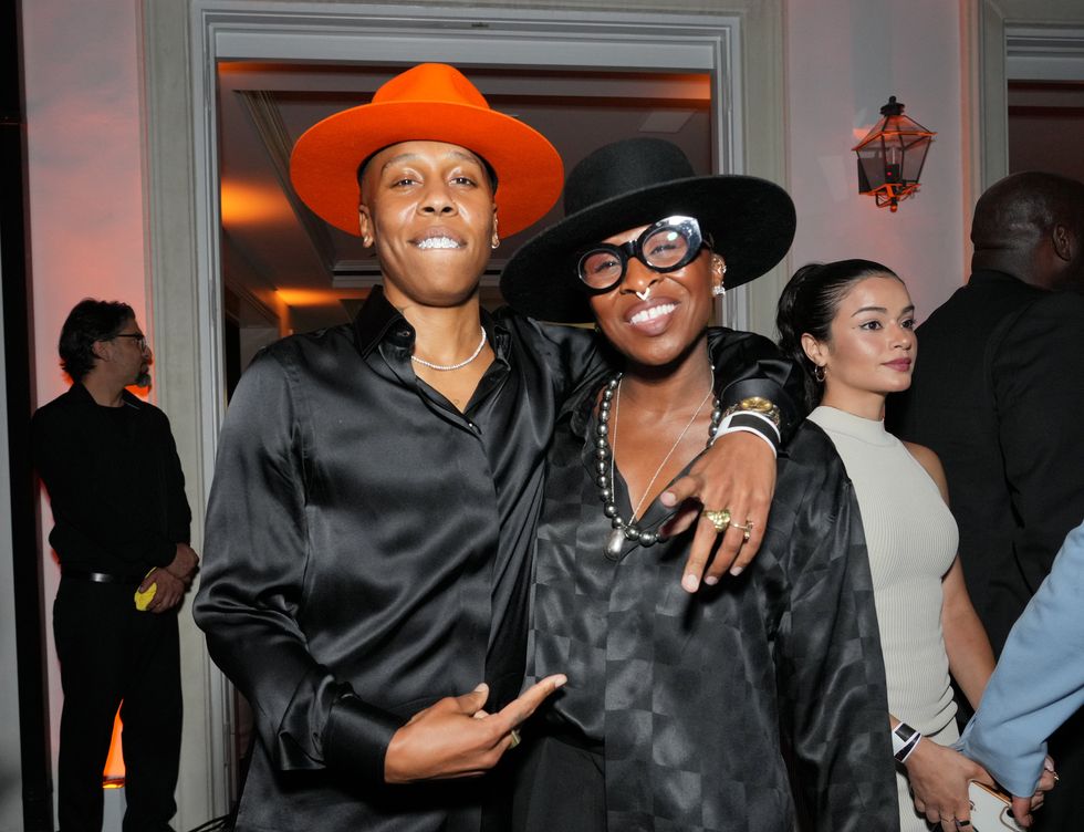 LOS ANGELES, CALIFORNIA - JUNE 26: Lena Waithe and Cynthia Erivo attend Sean "Diddy" Combs celebrates BET Lifetime Achievement after party powered by Meta, Ciroc Premium Vodka and DeLeon Tequila on June 26, 2022 in Los Angeles, California.