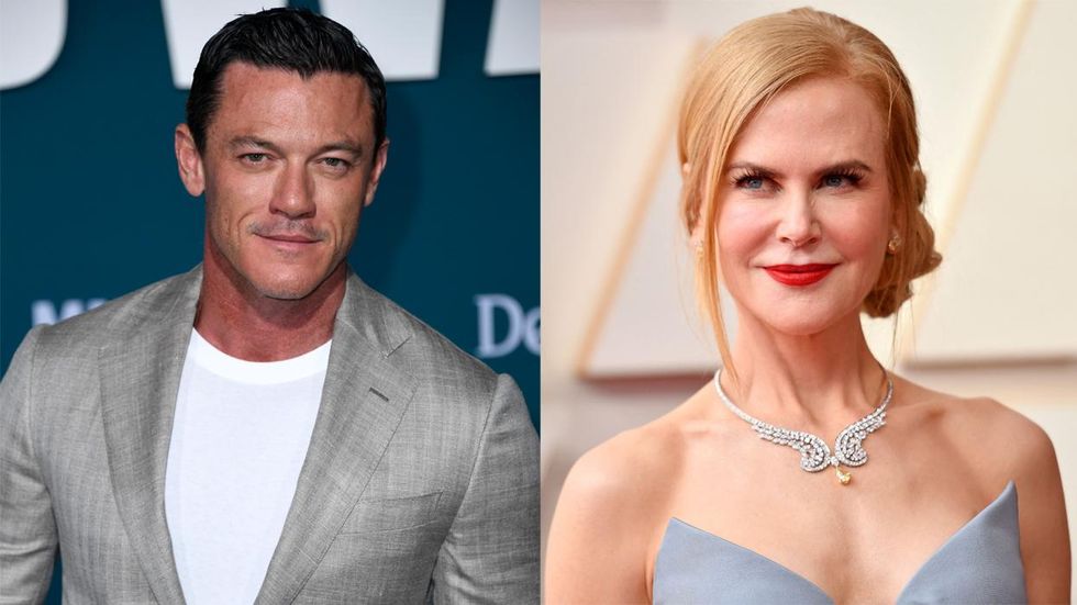 Luke Evans and Nicole Kidman