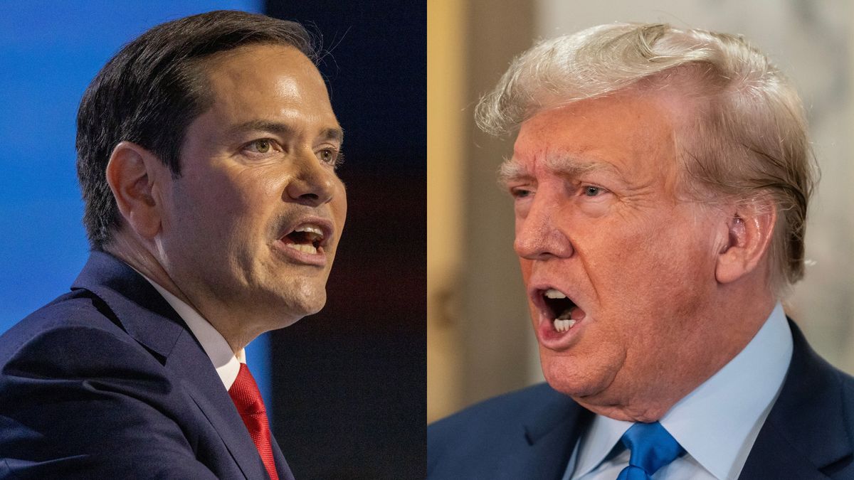 Marco Rubio and Donald Trump