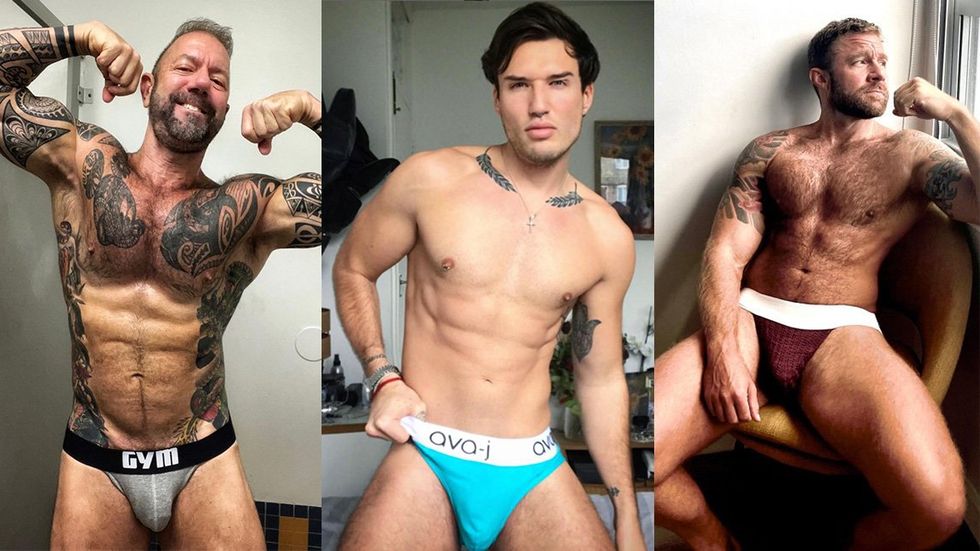 Men in jockstraps for Jocktober