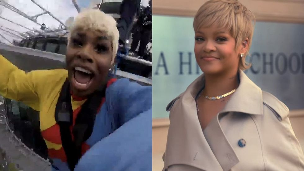 Monet x change and rihanna in pixie wig 