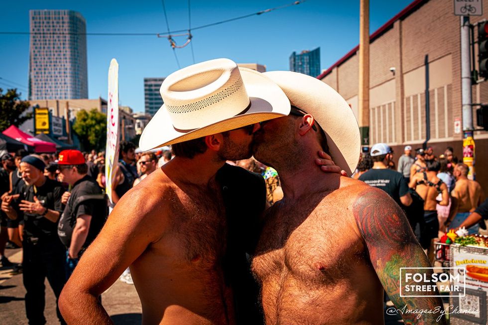 OUT MAGAZINE photo gallery San Francisco Folsom Festival 2024 Kink Leather Bondage SM public play Chantis Parks photographer