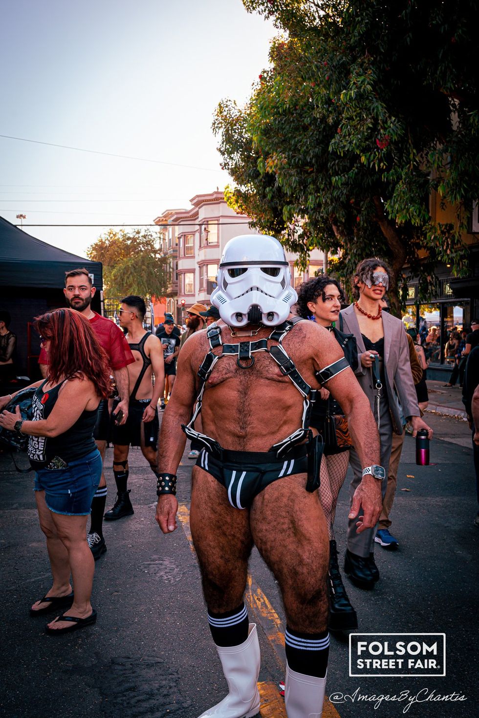 OUT MAGAZINE photo gallery San Francisco Folsom Festival 2024 Kink Leather Bondage SM public play Chantis Parks photographer