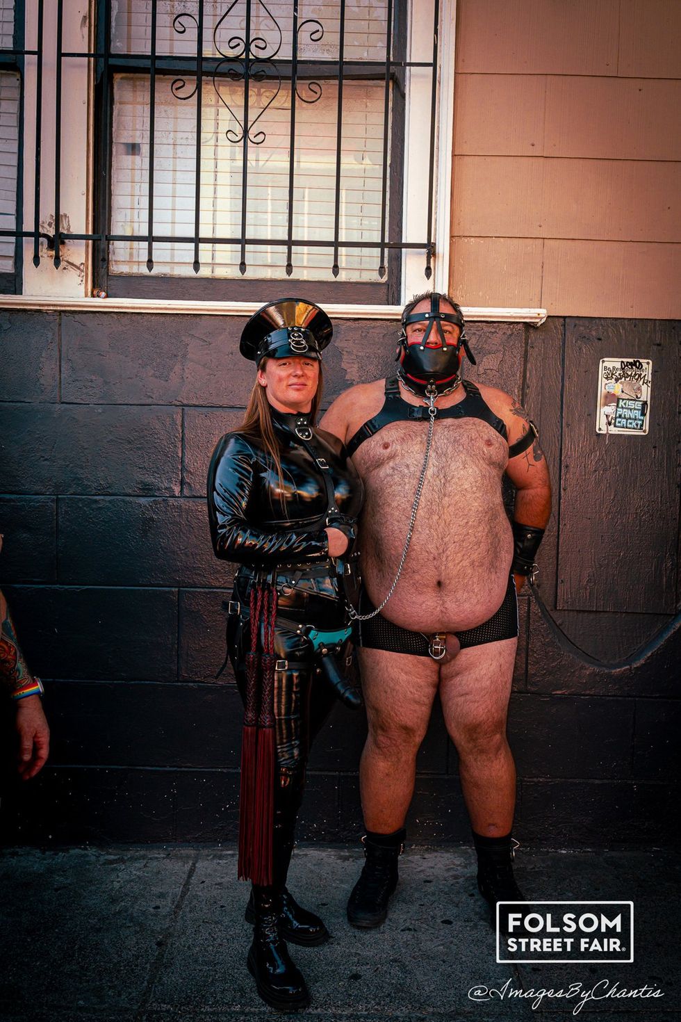 OUT MAGAZINE photo gallery San Francisco Folsom Festival 2024 Kink Leather Bondage SM public play Chantis Parks photographer