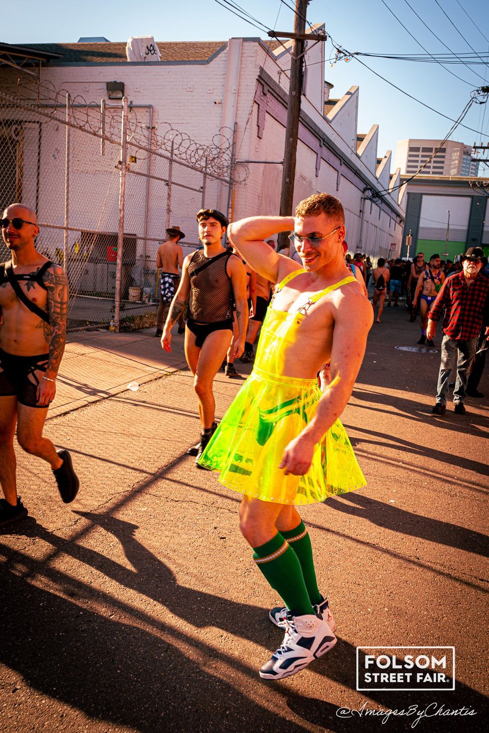 OUT MAGAZINE photo gallery San Francisco Folsom Festival 2024 Kink Leather Bondage SM public play Chantis Parks photographer