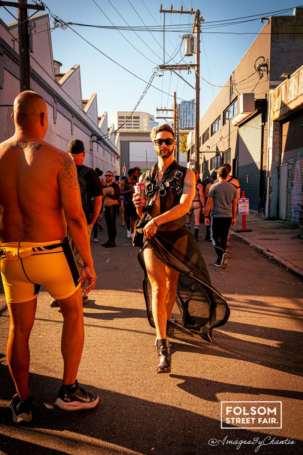 OUT MAGAZINE photo gallery San Francisco Folsom Festival 2024 Kink Leather Bondage SM public play Chantis Parks photographer