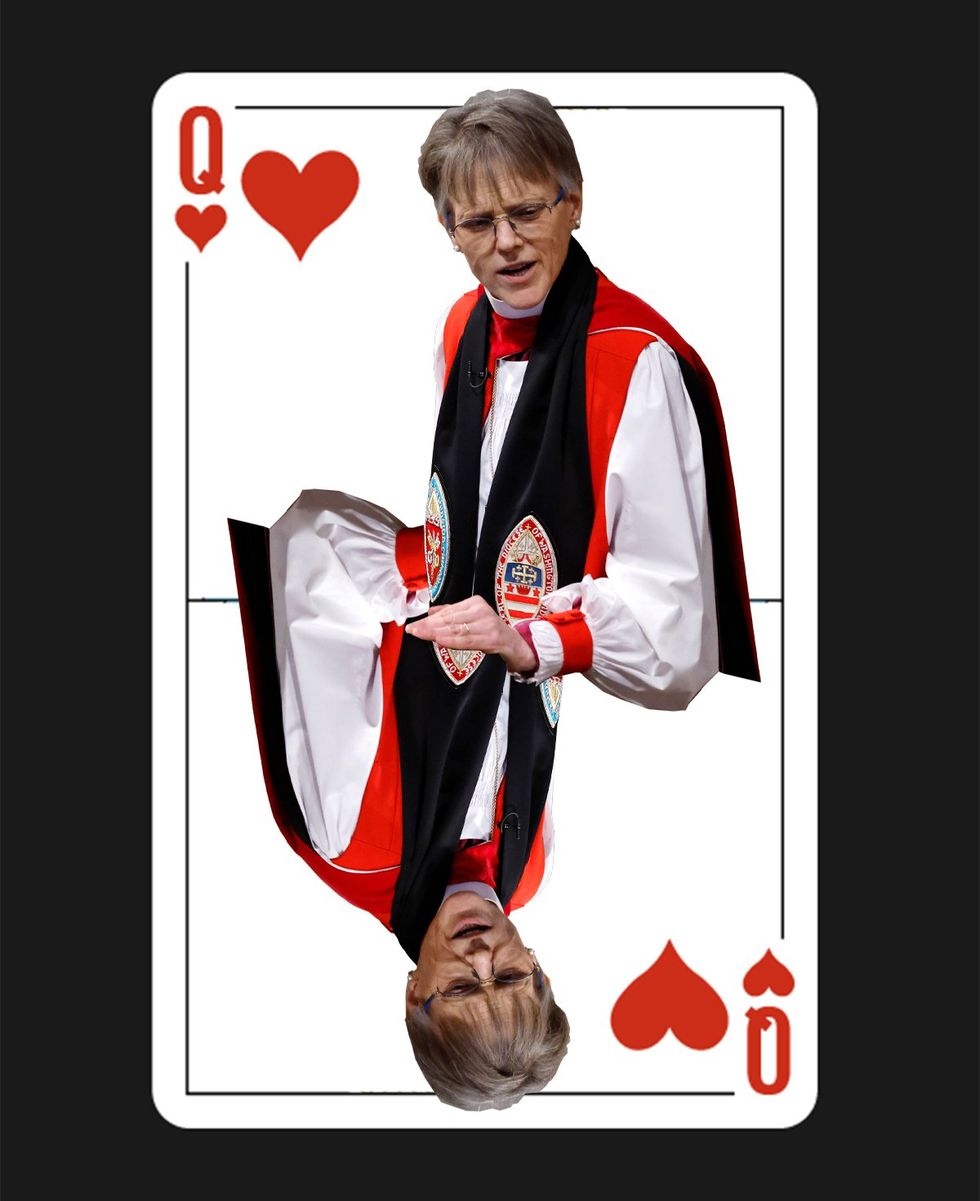 photo gallery Nasty Women Playing Cards Bishop Mariann Edgar Budde Queen of Hearts