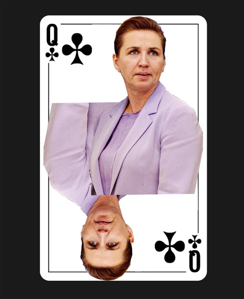 photo gallery Nasty Women Playing Cards Danish Prime Minister Mette Frederiksen as Queen of Clubs