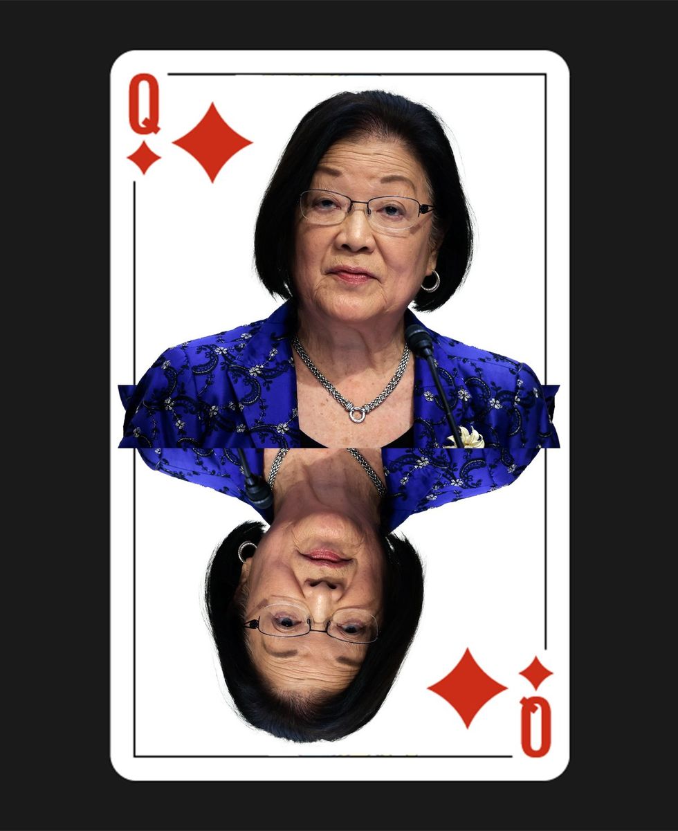 photo gallery Nasty Women Playing Cards Mazie Hirono as Queen of Diamonds