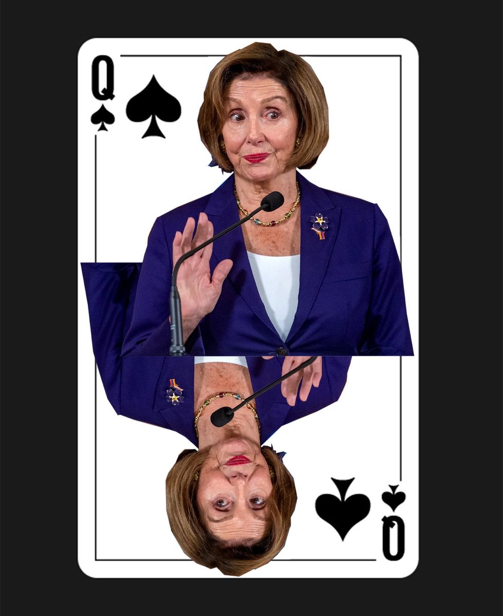 photo gallery Nasty Women Playing Cards Nancy Pelosi as Queen of Spades