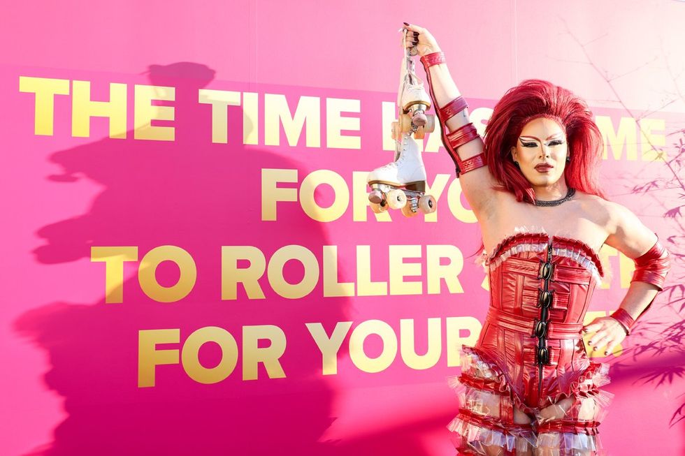 photo gallery RuPaul Drag Race Emmy Nomination Celebration Roller Rink Skate Event